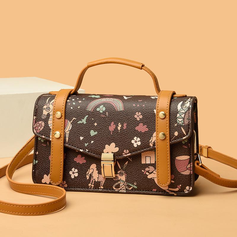Borsa da Donna Ragazza Dolce Pregiata Personalità Moda Borsa a Spalla da Donna Fresca