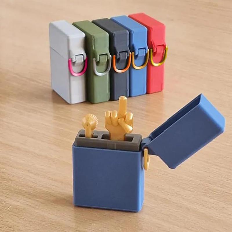 Funny Middle Finger Lighter Model, 3D Printed Middle Finger Prank Gift Quit-Smoking Buddy Perfect Gag Gift (Not A Real Lighter)