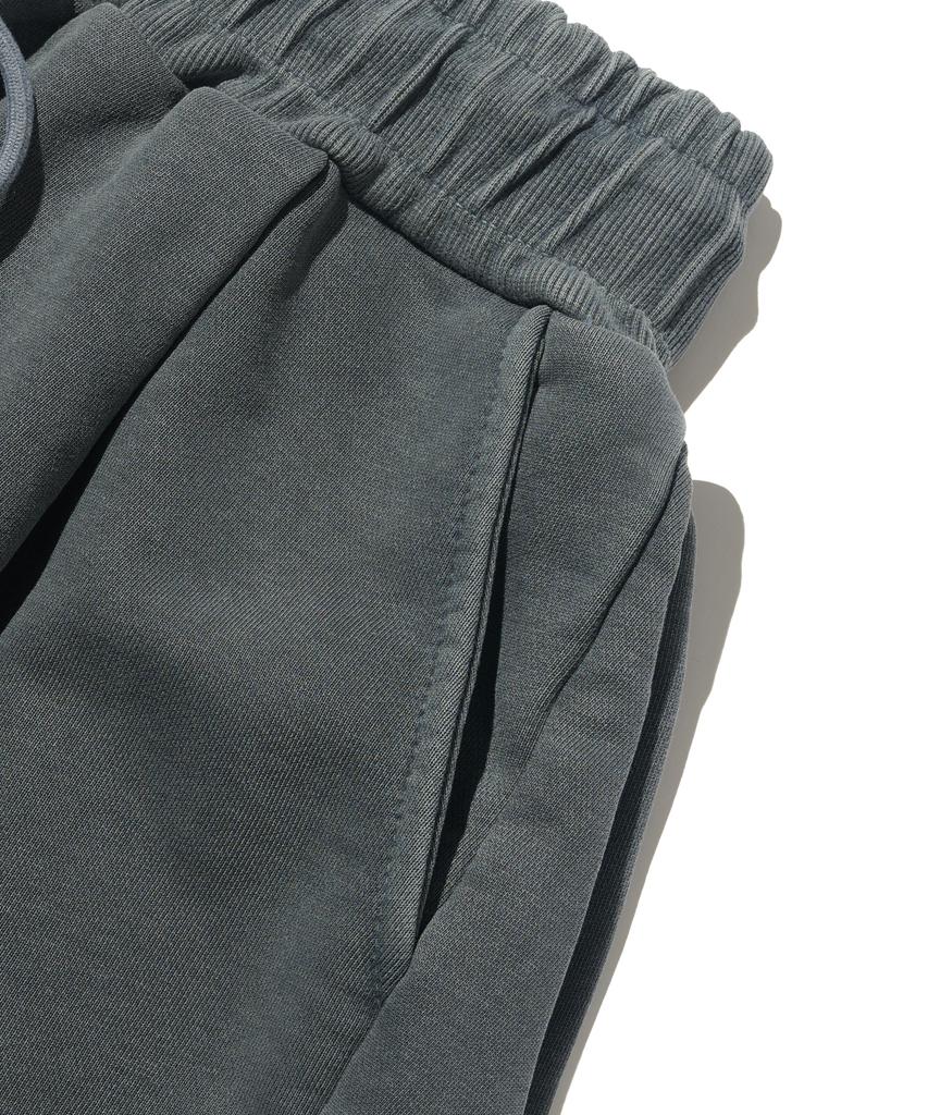 613SEOUL Heritage Pigment Wide Bermuda Pants (Navy)