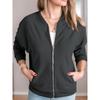 2025 Women's European & American Zip-Up Sport Jacket with Pockets