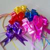100pcs Small Gold Edge Pull Bows, Instant Gift Wrapping Ribbon Bows DIY Decorative Bows for Gifts Weddings Parties Random Colors