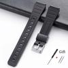 Silicone Watch Strap 12mm 14mm 16mm 18mm 20mm 22mm for Casio F91W F84 F105/108 W800H A158/168 AE1200/1300 SGW400 Universal Band