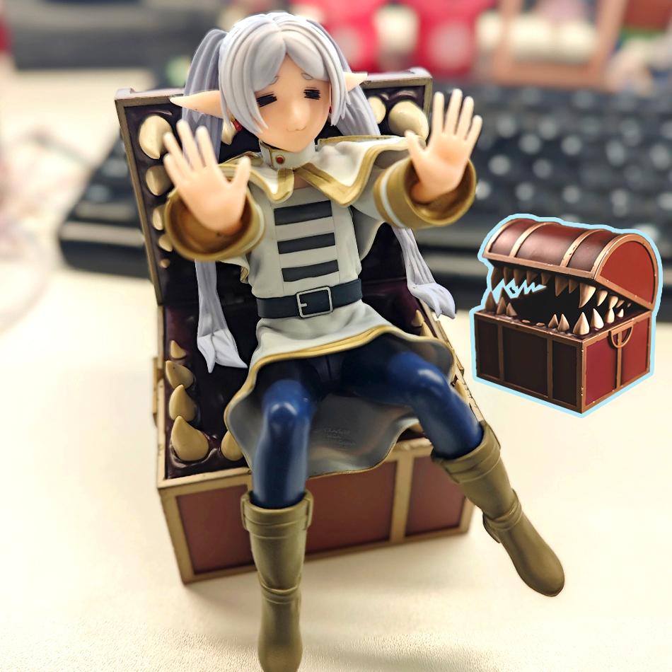 6 beauties Frieren Beyond Journey's End Frieren Anime Figure Desktop Cute Sousou no Frieren Action Figure Fern Figurine Model