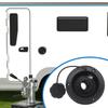 Round Gravity Fresh Water Fill Hatch Black RV Fresh Water Gravity Fill Hatch  Caravan