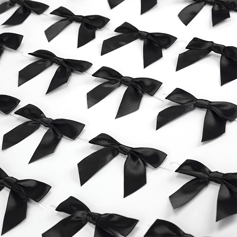 50 Pak Satijnen Lint Twist Tie Strikken Gesloten Strik Kleine Cadeau Strik Trekfeest Verjaardag Thema Decoratie 7cm