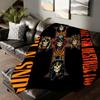 Manta de la banda de rock G Guns N R Roses Para Sofá Oficina Cama Avión Viaje Dormir Leer Relajarse Camping Suave Y Cálida