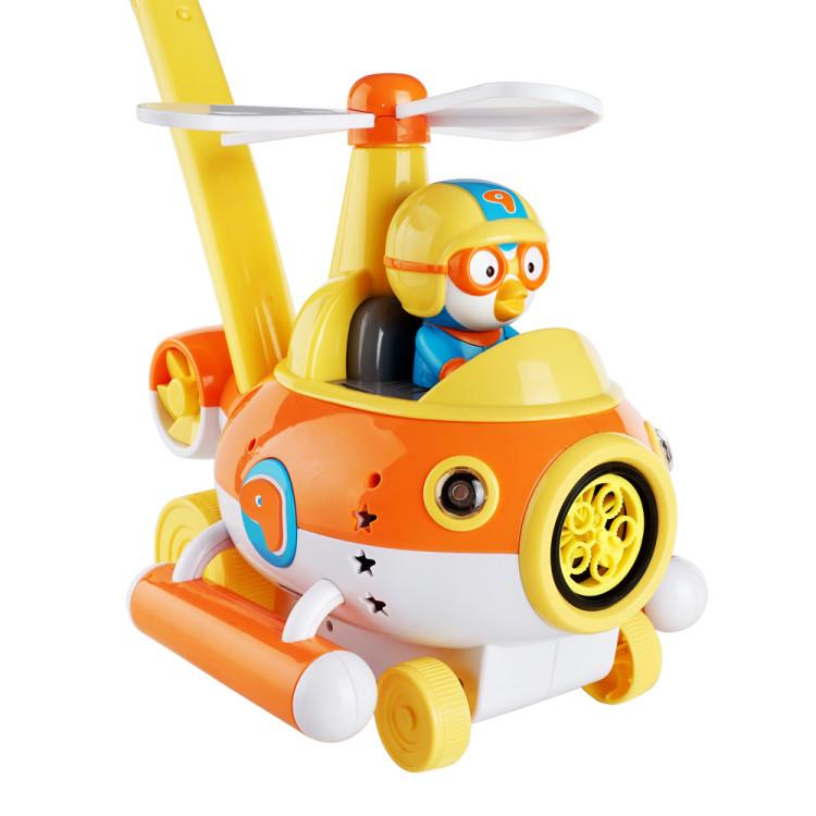 Pororo Melody Helicopter Bubble Roller, Korean Toys