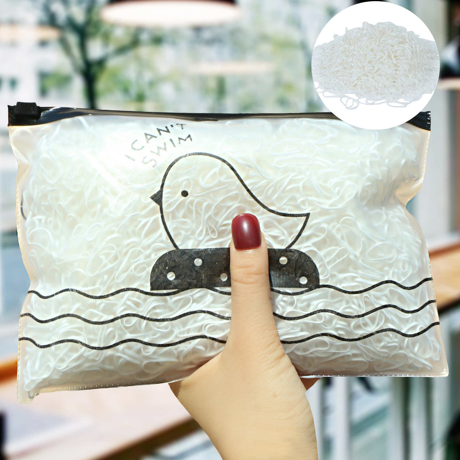 

Маленькие эластичные резиновые ленты для волос, 1000 шт./упак., аксессуары для прически, сделай сам, для куклы Барби, сумка для хранения игрушек Blythe для девочек