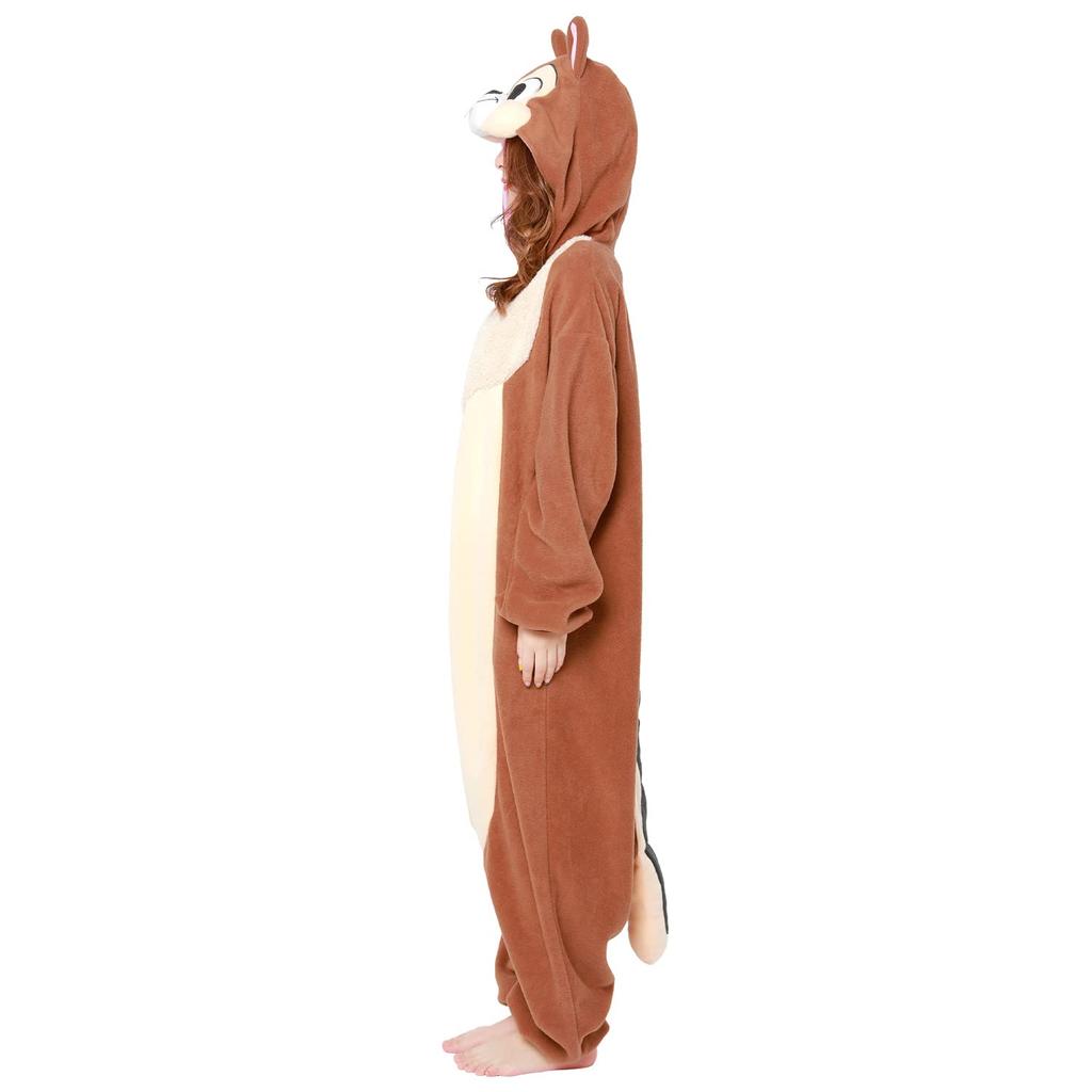 Sazac Fleece Adult Disney Chip and Dale Kigurumi [Chip]