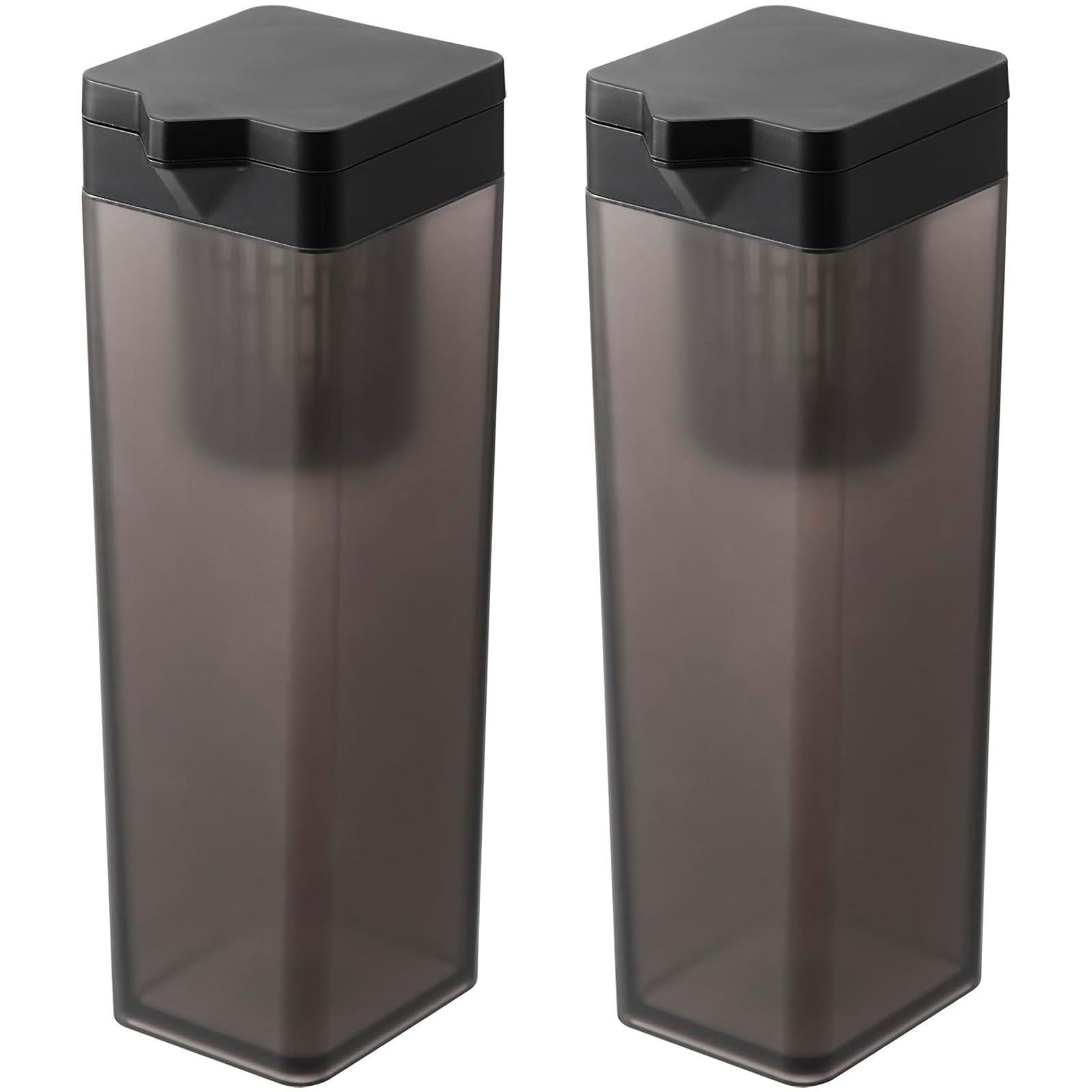 

Yamazaki Tiltable Water Bottle with Tea Bag Holder of Dishwasher Safe Barley Tea Pot Tower Black 1750 x 2 [Set 2] 1.2L чорний