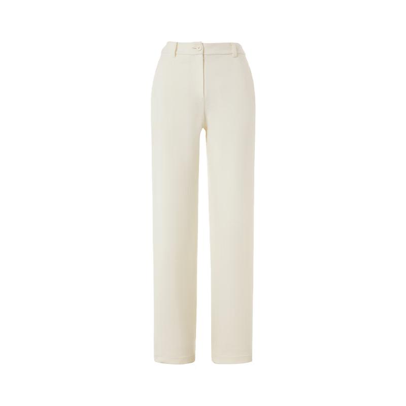 Langzi Women's Straight-Leg Wool Blend Trousers