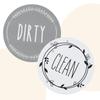 Magnet Sticker Indicator Magnet Sticker Clean Dirty Sign Dining & Bar