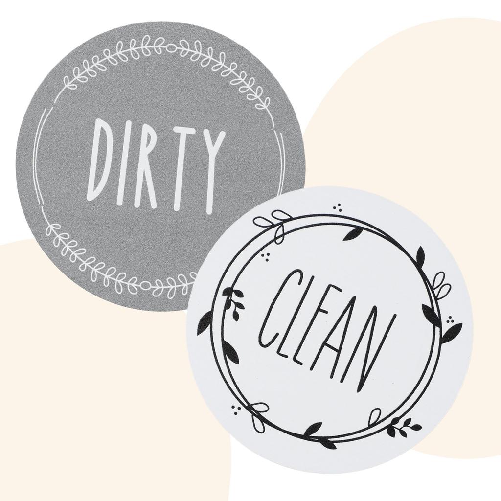Magnet Sticker Indicator Magnet Sticker Clean Dirty Sign Dining & Bar