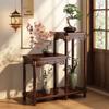 New Chinese Style Solid Wood Flower Stand