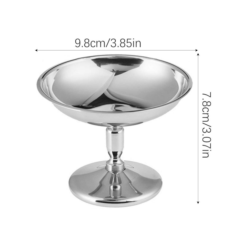 Stainless Steel Dessert Cups Dessert Goblets Mousse Cups Candy Container Party Favors For Serving Ice Cream Salad Fruit Pudding