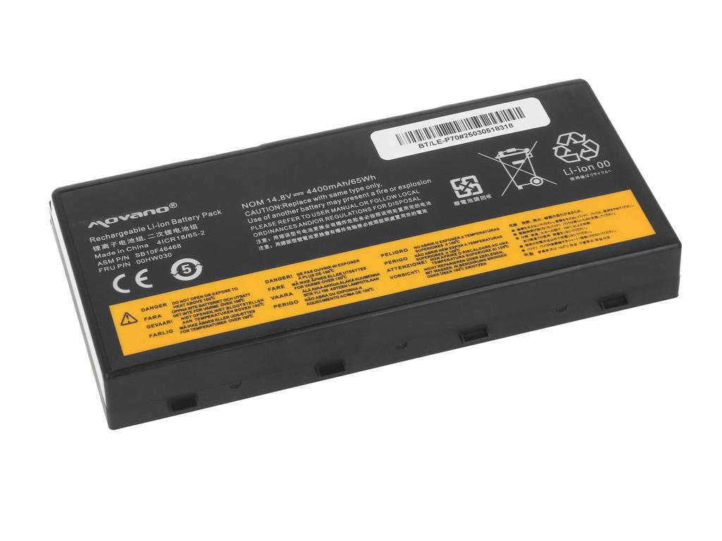 Bateria 00HW030 01AV451 do Lenovo ThinkPad P70 P71