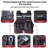 Breathable Multi-Pocket Tool Vest for Electricians with Belt Men's Organizer Gift Electrician Work Vest