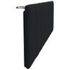 vidaXL Kopfteil-Kissen "Hanko" Schwarz 160 cm Stoff