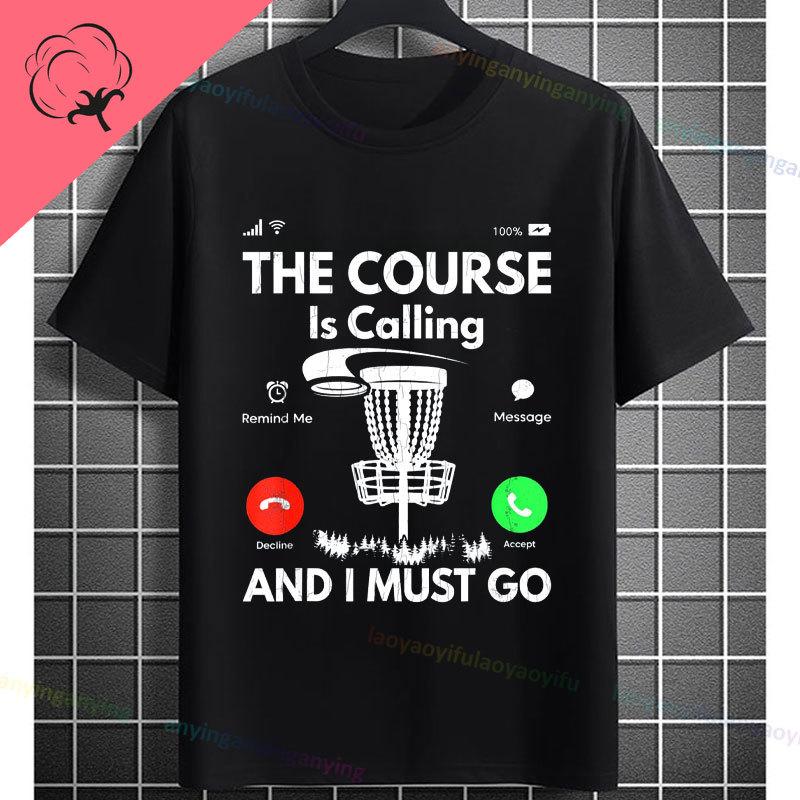 Lustiges Ich Liebe Es Wenn Meine Frau Mich Disc Golf Spielen Lässt Grafik T-Shirt 100% Baumwolle Kurzarm Humor Stil Lässiges Sport T-Shirt