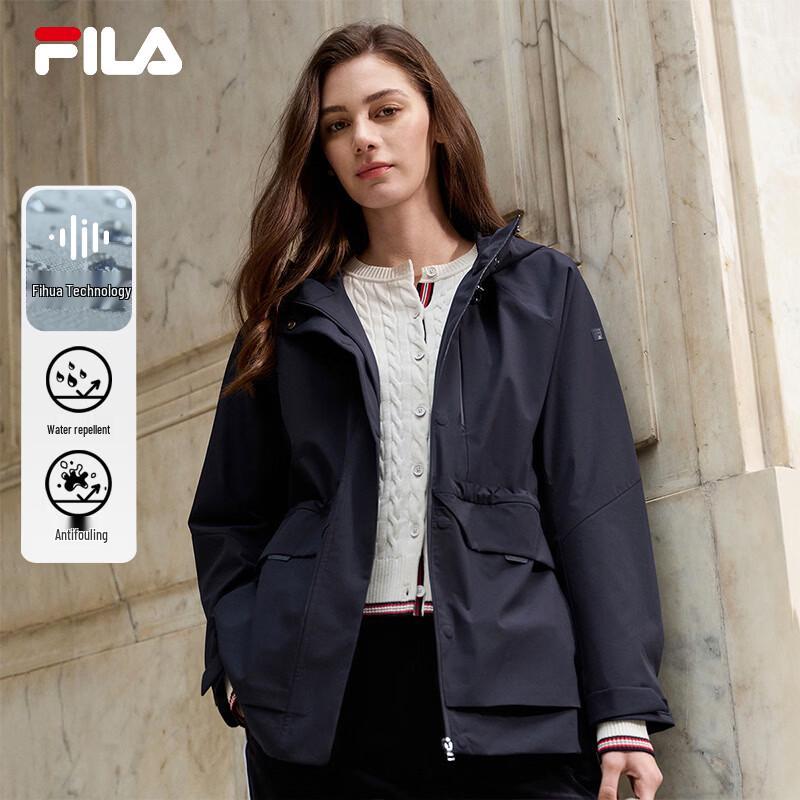 Женская водоотталкивающая ветровка с капюшоном FILA XL