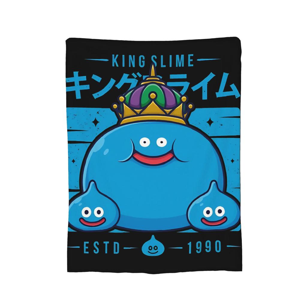 Slime Morimori Dragon Quest Koc Ultra-Miękki Polar Relaks Prezenty Koc Rzutowy Pikowany Koc