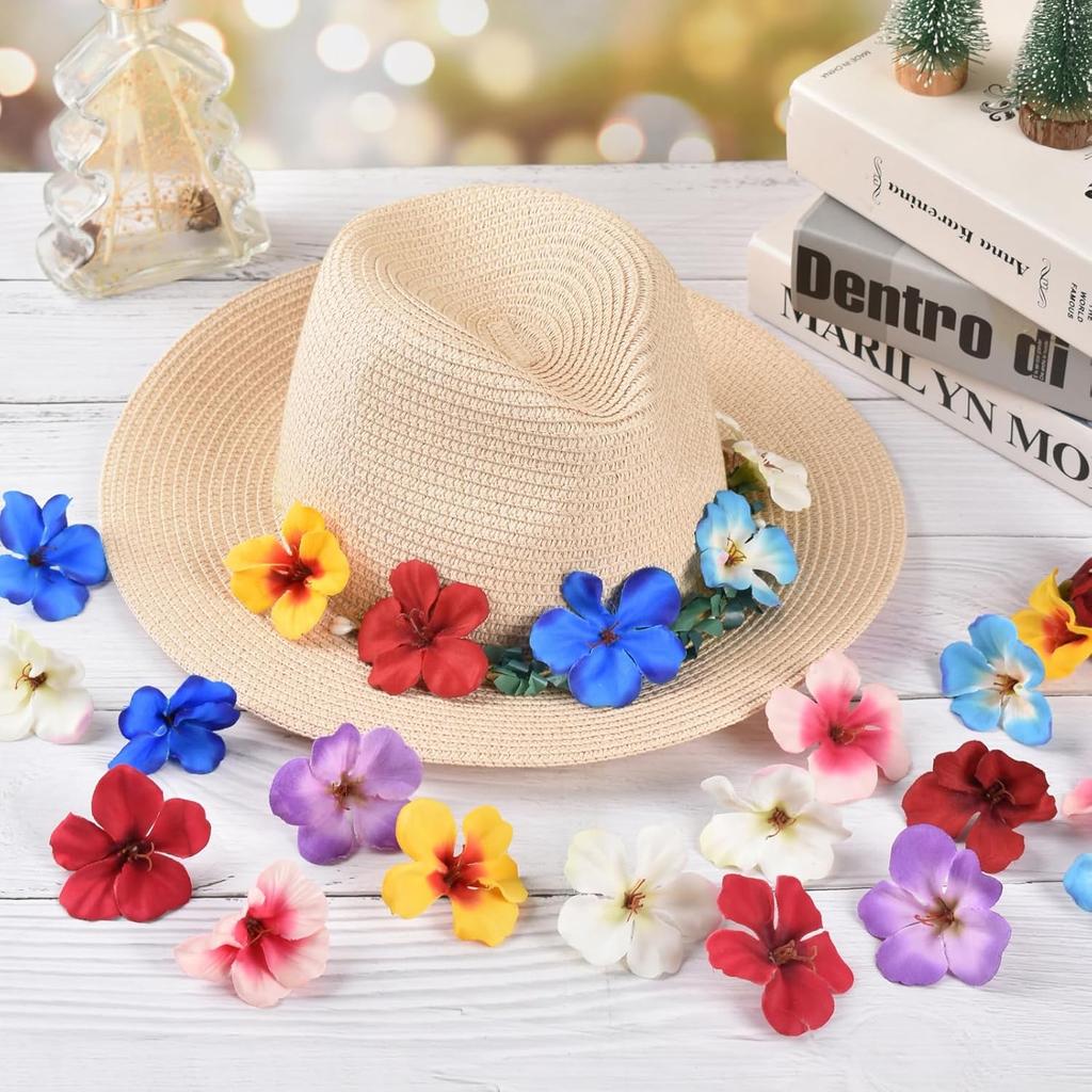 50/100PCS Artificial Flowers Silk Orchid Head Fake Cherry Flower Wall Wedding Home Decor Scrapbook Diy Gifts Candy Boxes Bouquet