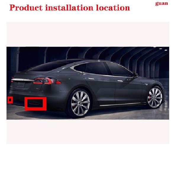 Decorative Frame For Rear Fog Lights Of Car For For Tesla Model S 2017-