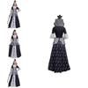 Fashionable Alice Polyester In Wonderland Chess Queen Dress With Accessories Perfect Halloween For