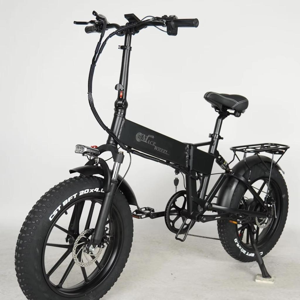 Cmacewheel RX20 MAX Electric Bike Foldable 2x750W 48V 18Ah CST 20*4.0 Inch Fat Tires Folding E-bike Hydraulic Brakes 7 Gears