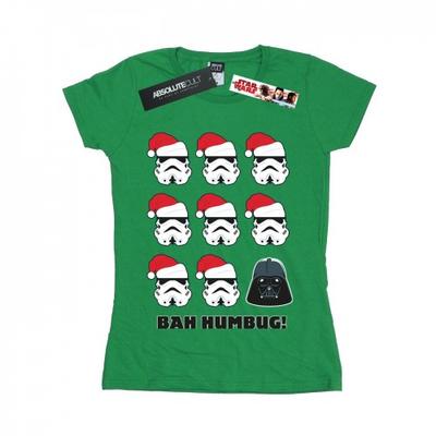 Womens/Ladies Christmas Humbug Cotton T-Shirt