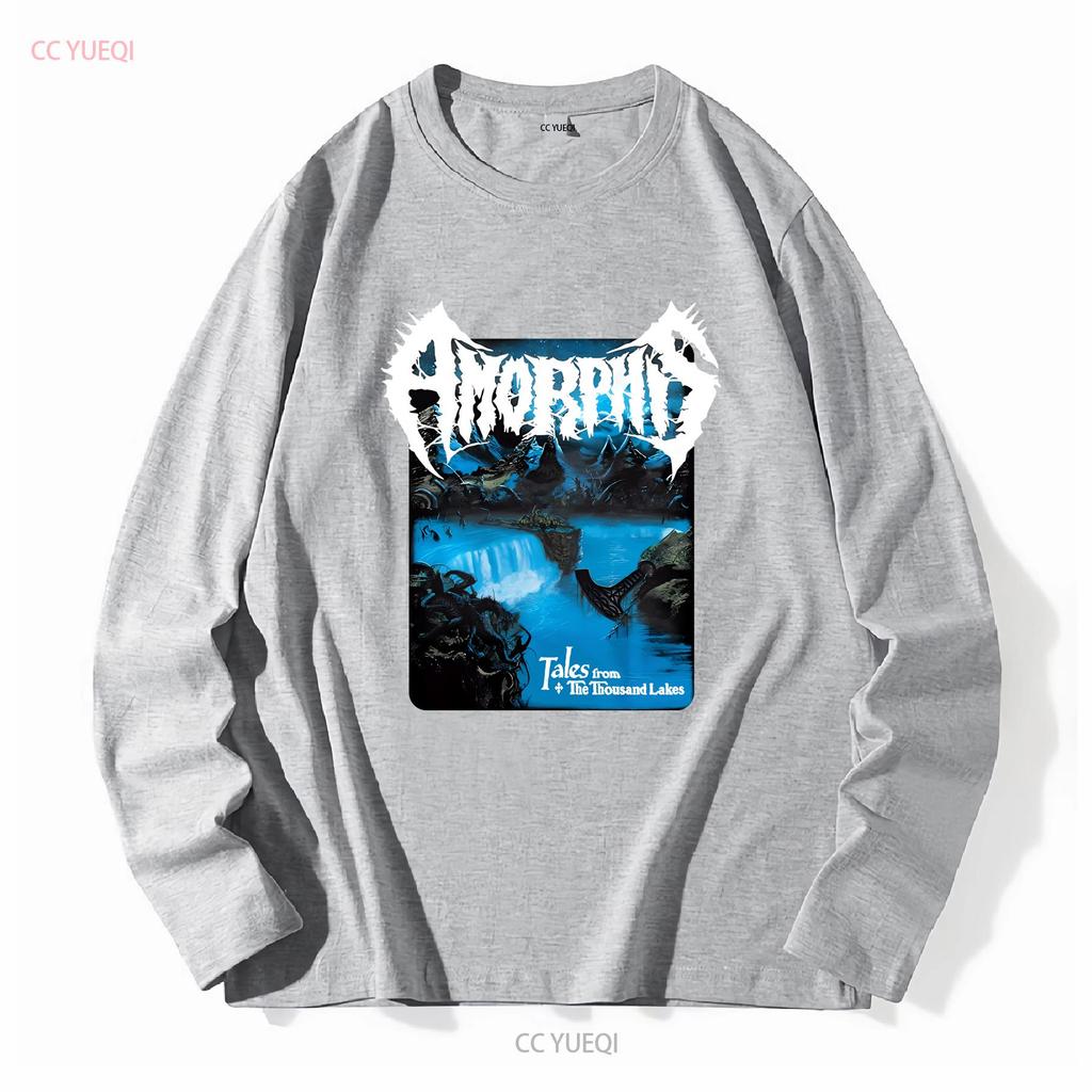 Amorphis Tales From The Thousand Lakes Band S To 5xl T Shirt S4800 Long Or Short Sleeves Vintage Washed Soft Stretched