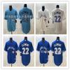 Toronto Blue Jays Baseball Jersey Mens 22 Clement Fan Apparel Cotton Sports Tee Lightweight