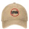 Lässige Baseballkappe mit Spam-Muster, Briefkasten-Logo, Laufmütze im Hippie-Stil, Sommer-Großhandel, Unisex, stylische Snapback-Kappe für Erwachsene