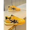 Spring new daily simple board shoes soft sole single shoes light leather surface light Forrest Gump shoes