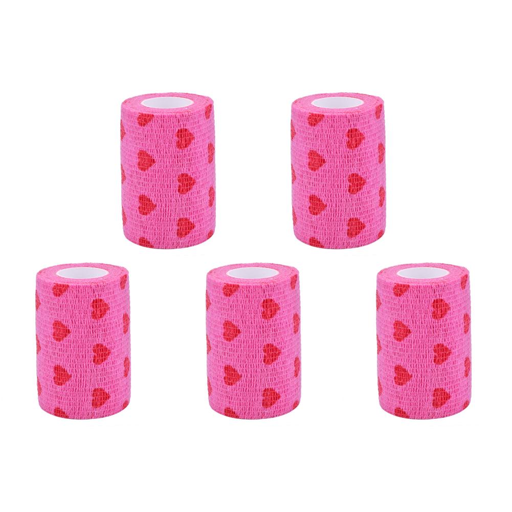 

5/10 шт. 5/7,5/10 см. Медицинский бинт для домашних животных, самоклеящийся, спортивный тейп, обертывание суставов пальцев, спортивный защитный комплект, товары для домашних животных