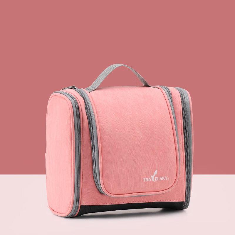 PU Leather Hanging Travel Toiletry Bag