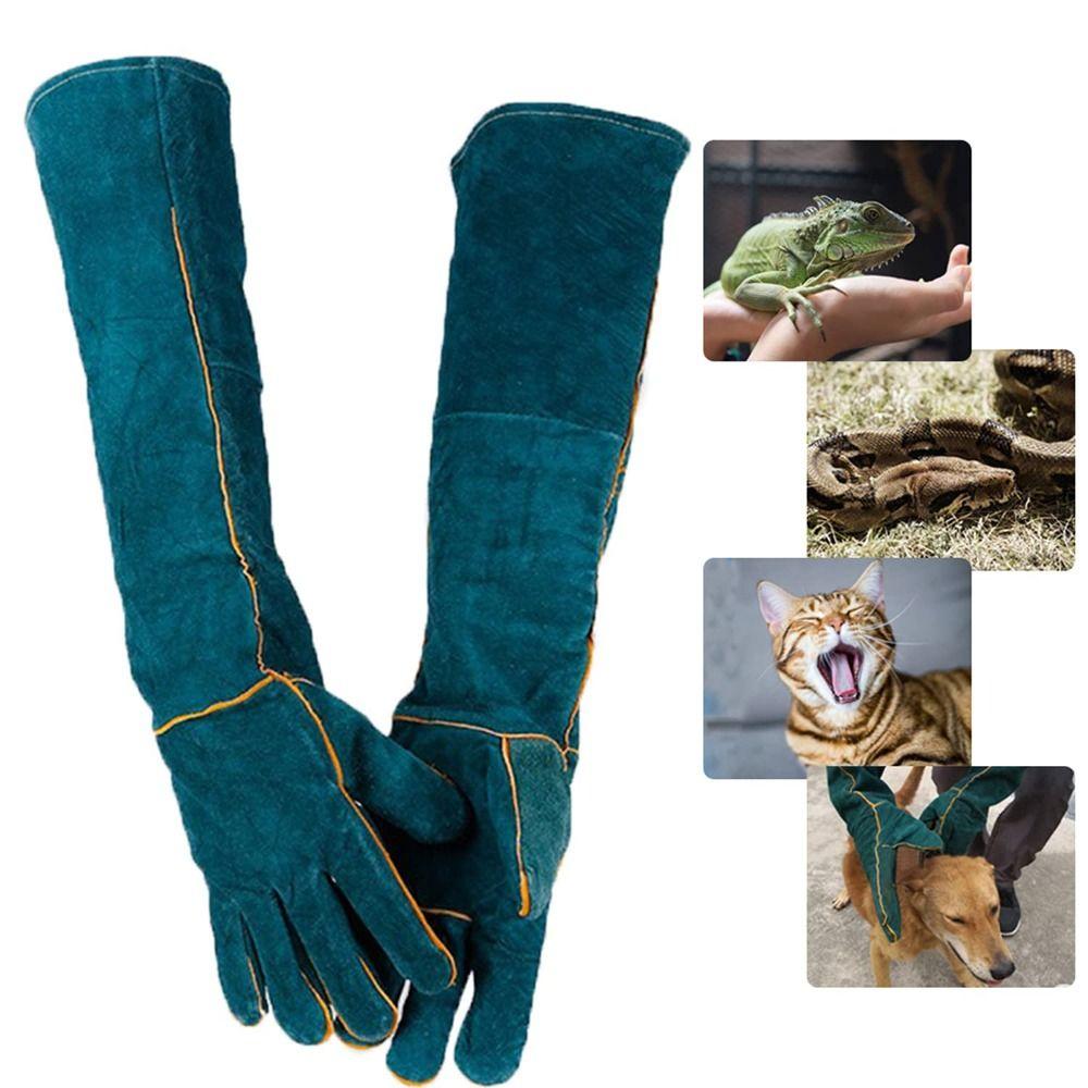 A Pair Thickening Grasping Pet Anti-bite Gloves Durable Safety Bite Gloves  Handling Dogs
