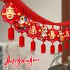 2026 Lunar Horse New Year Tet Decoration Hanging Pendant 3D Door Window Pendant Wall Decor Chinese Spring Festival Ornament