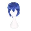 Cos Short Black Cosplay Wig With High Temperature Silk For Anime Costumes
