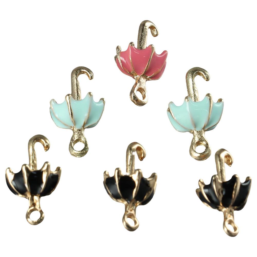 30pcs 6 Colors 3D Umbrella Charms 30pcs Enamel Charms Crafts Bulk Hanging Charms  Crafts Making