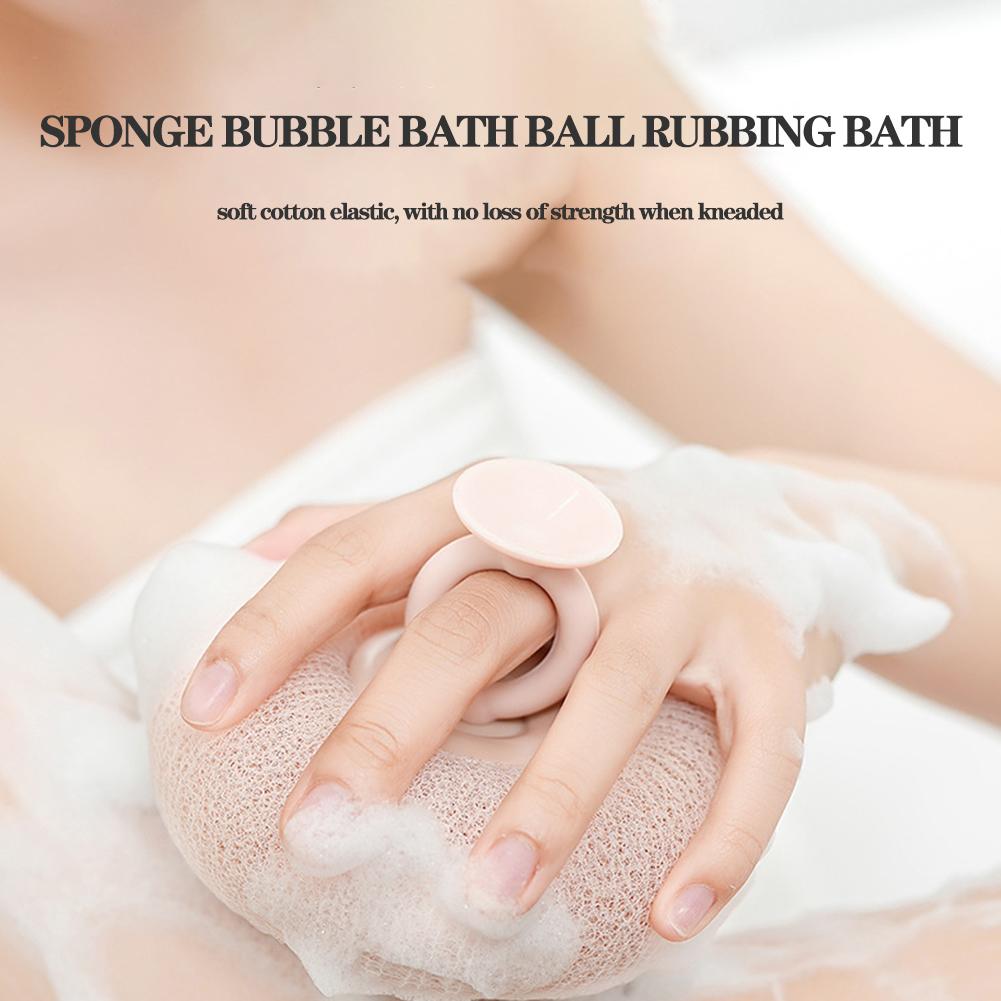 Handheld Sunflower Shower Ball Round Super Soft Exfoliating Body Massage Bath Ball Reusable  for  Women Men Shower Tool