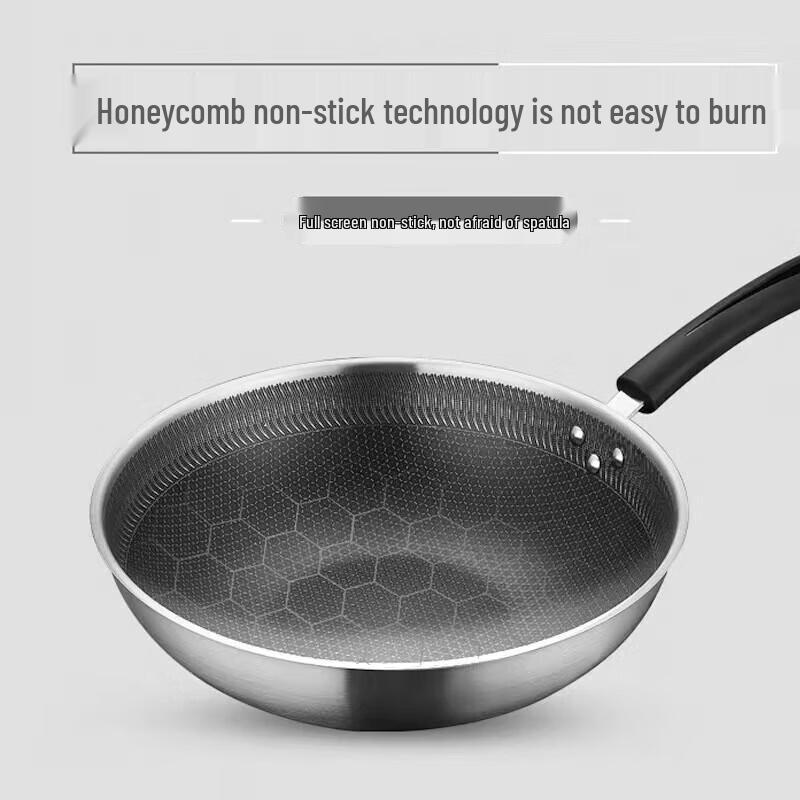 Supor Honeycomb 304 Stainless Steel Wok