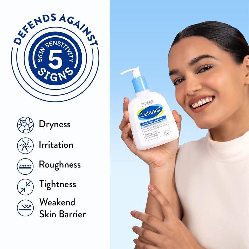 Cetaphil Face Wash Gentle Skin Cleanser for Dry To Normal, Sensitive Skin, 250ml