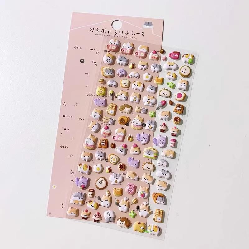 3D Cartoon Foam Animal Stickers: Cute and Versatile for Handbooks and Phone Cases