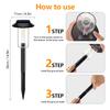 4/8PCS Solar Pathway Lights IP65 Waterproof Auto On/Off Solar Powered Landscape Lighting Outdoor Decor Lamp for Garden Yard Lawn