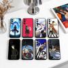STEINS R-Rintaro O-Okabe GATE Phone Case Black Silicone Soft For Samsung S25,S24,S21,S22,S23,S30,Ultra,S20,Plus,Fe,Lite
