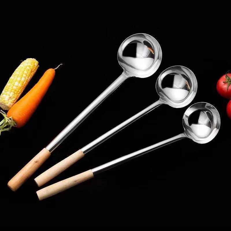 Stainless Steel Long-Handle Cooking Ladle