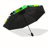 1pc Sprunki Automatic Open/close Folding Umbrella, Compact Portable Travel Umbrella, Perfect Gift, Durable Construction y250813108