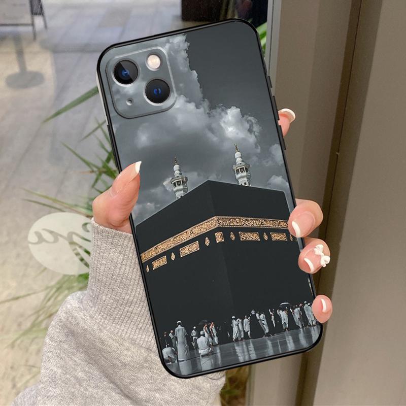 Islamic Muslim Pilgrims in Mecca Case For iPhone 13 11 14 12 15 16 Pro Max Plus XR X XS Max 12 13 Mini Soft Cover