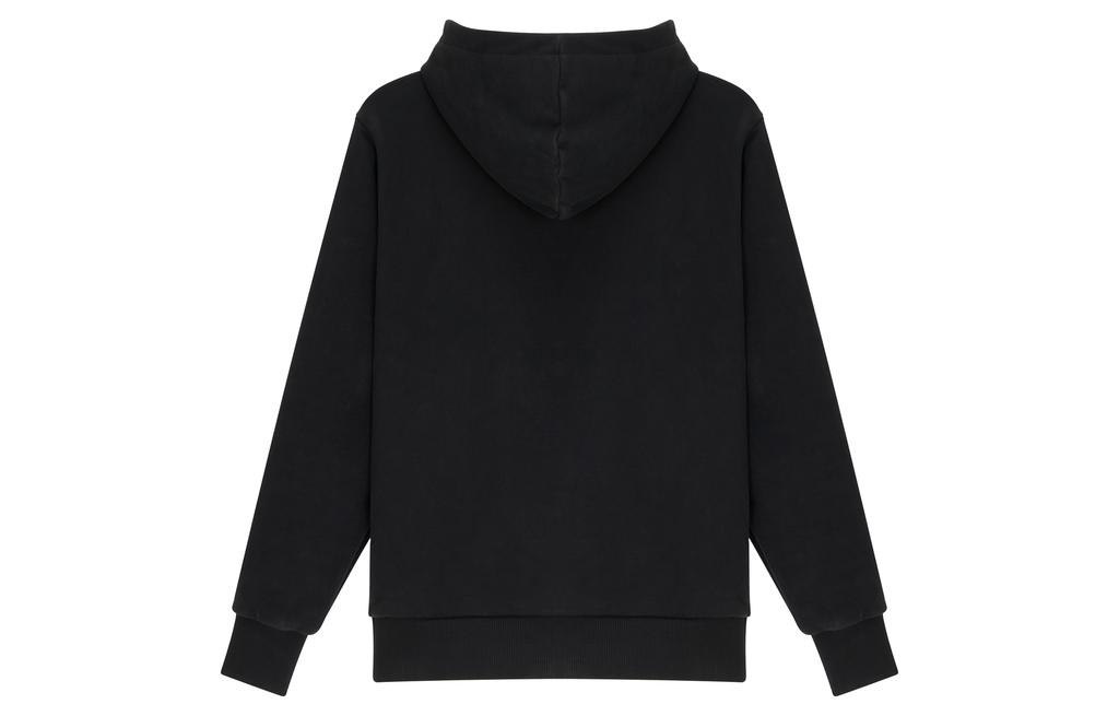 New Balance Sweatshirts Unisex Black Hooded Moderate Regular AMT31313-BK